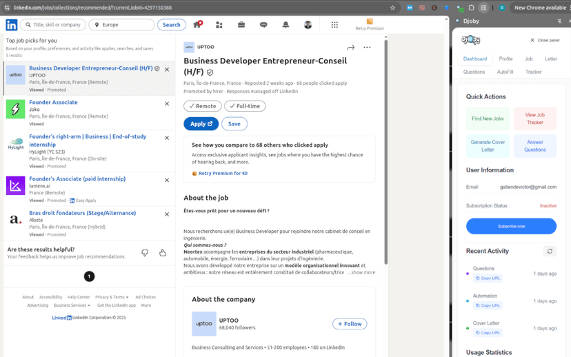 Djoby Application Tools